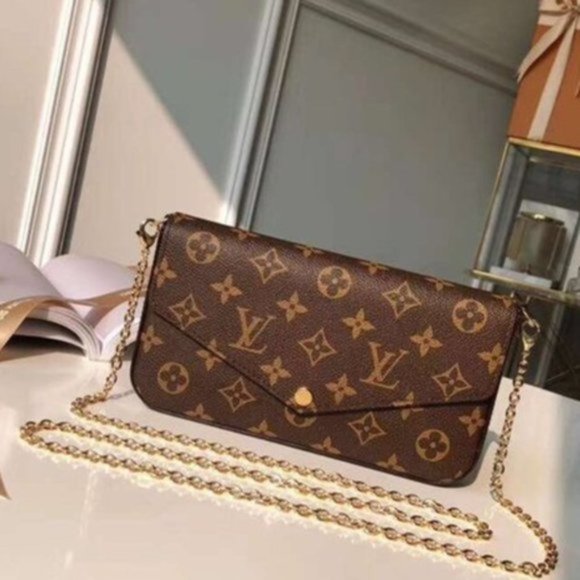louis vuitton felicie crossbody bolsa